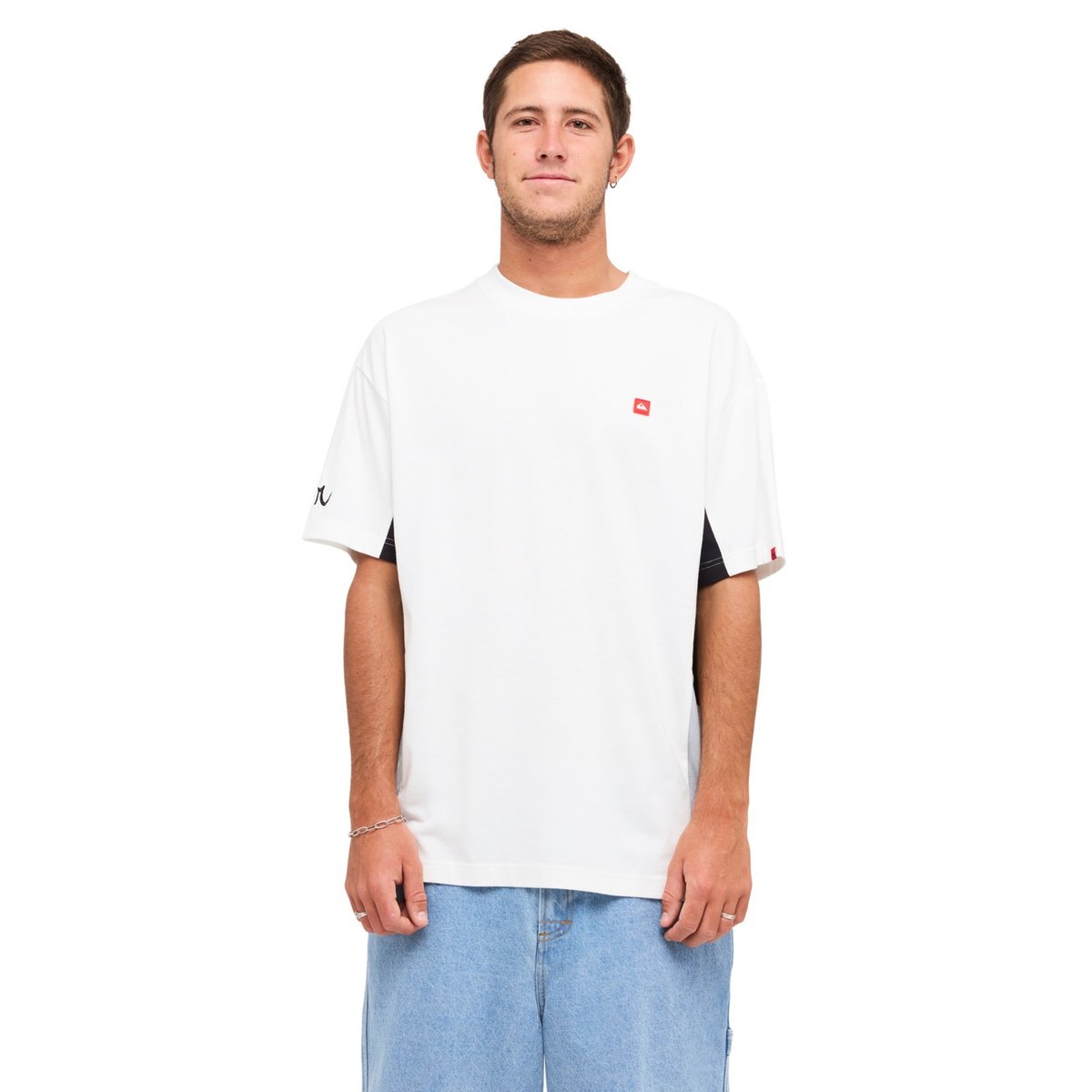 T-Shirt manches courtes YOUNG GUNS FLUX blanc snow white, QUIKSILVER