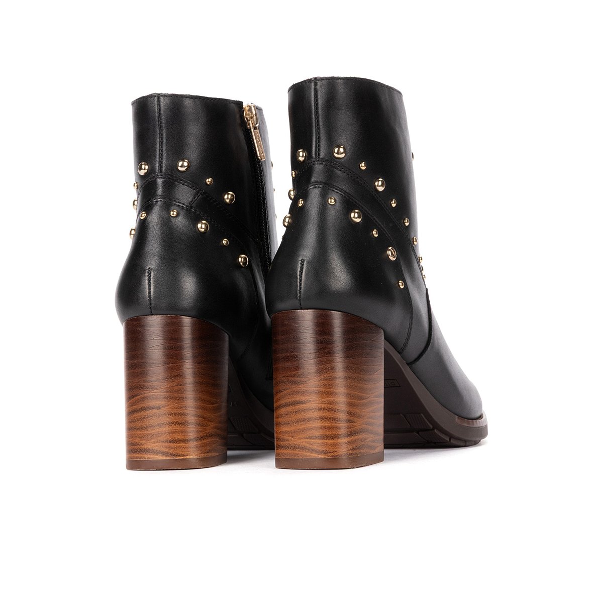 Bottines à talon cuir Palencia black, PIKOLINOS