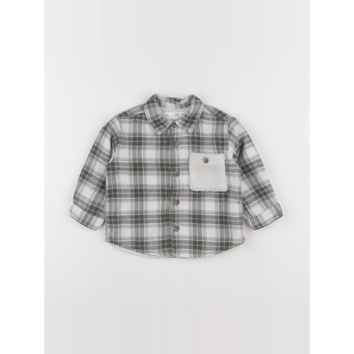 Chemise - Etat satisfaisant vert, ZARA