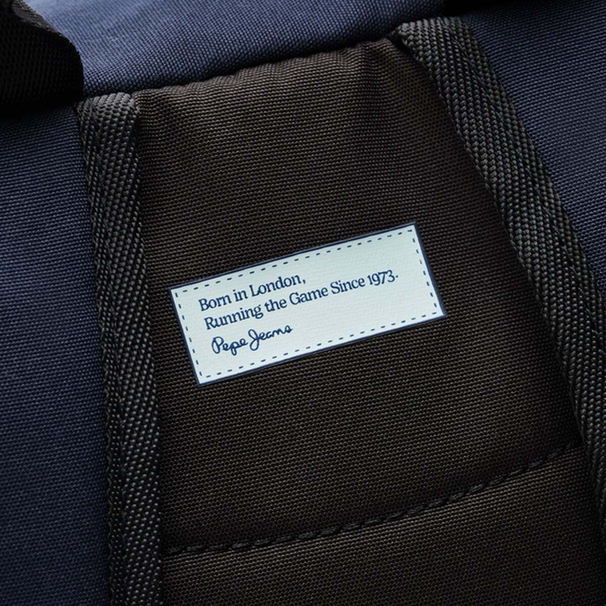 Sac À Dos Pour Ordinateur Portable Avec Fermeture Éclair bleu dulwich, PEPE JEANS