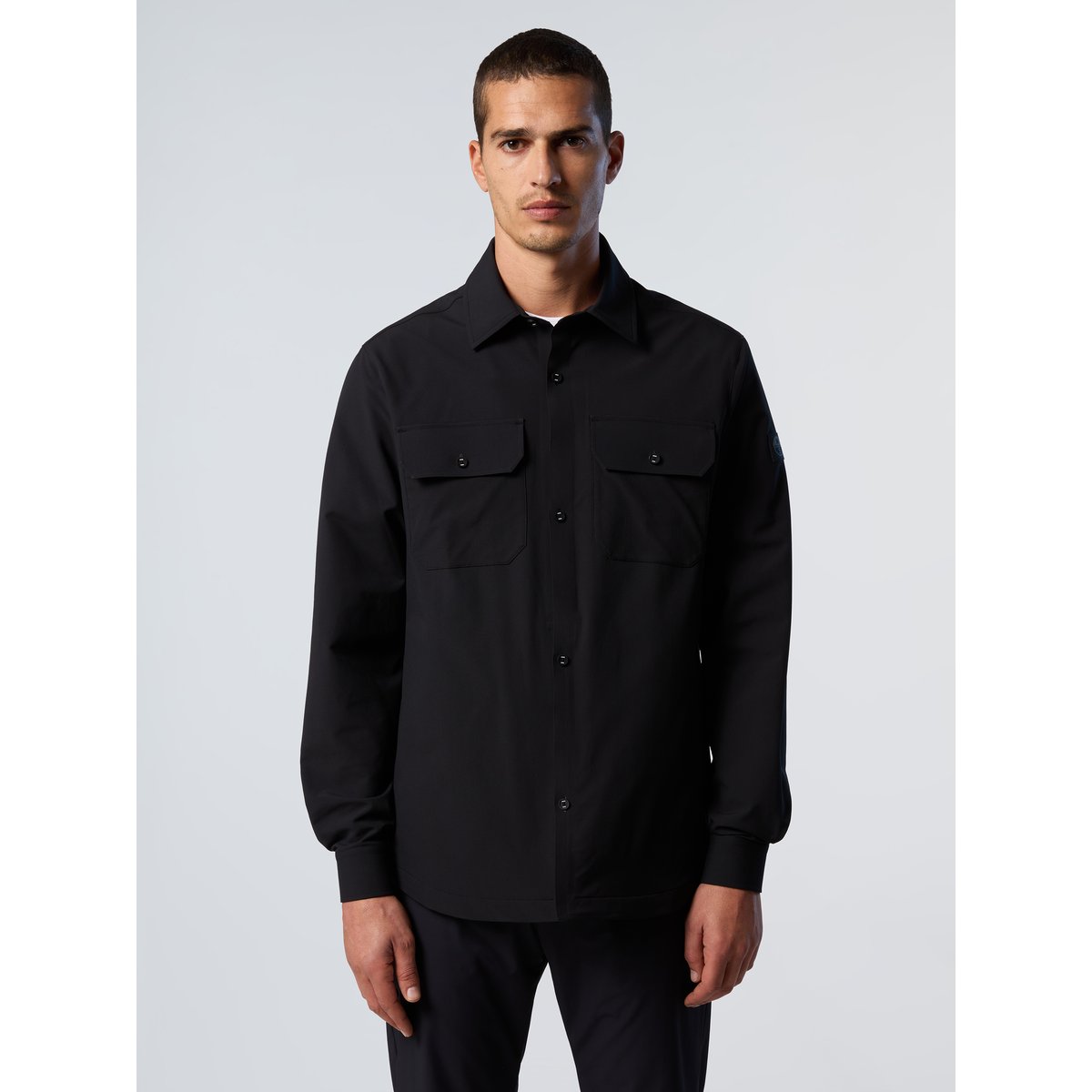 Surchemise en piqué technique noir, NORTH SAILS