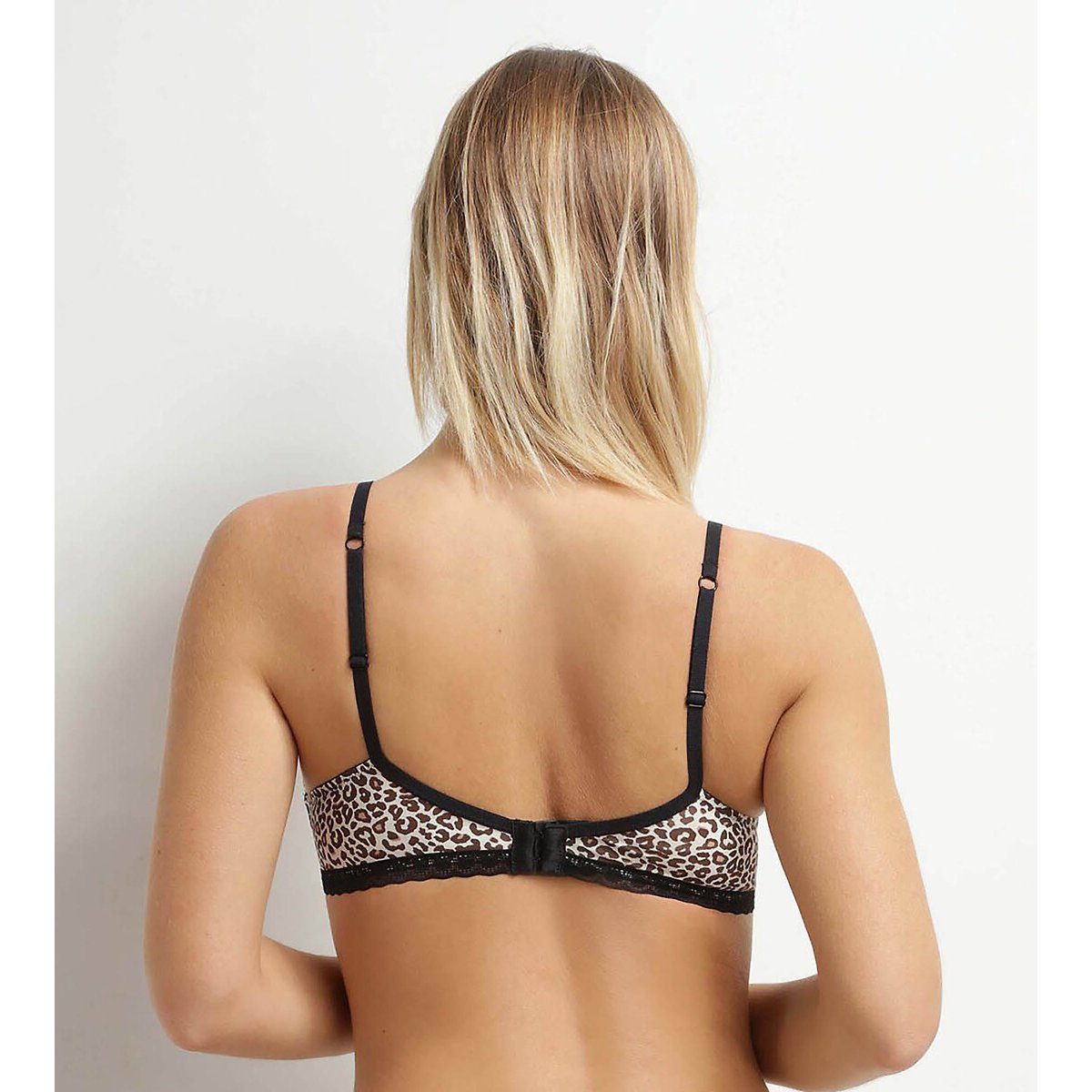 Soutien-gorge sans armatures Daily Micro imprimé léopard, DIM