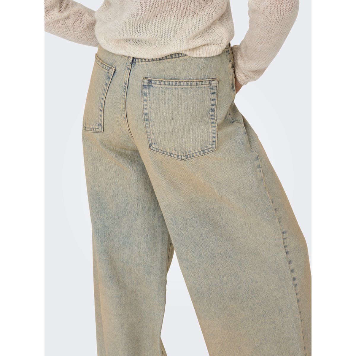 Jean À Jambe Large light blue denim, ONLY