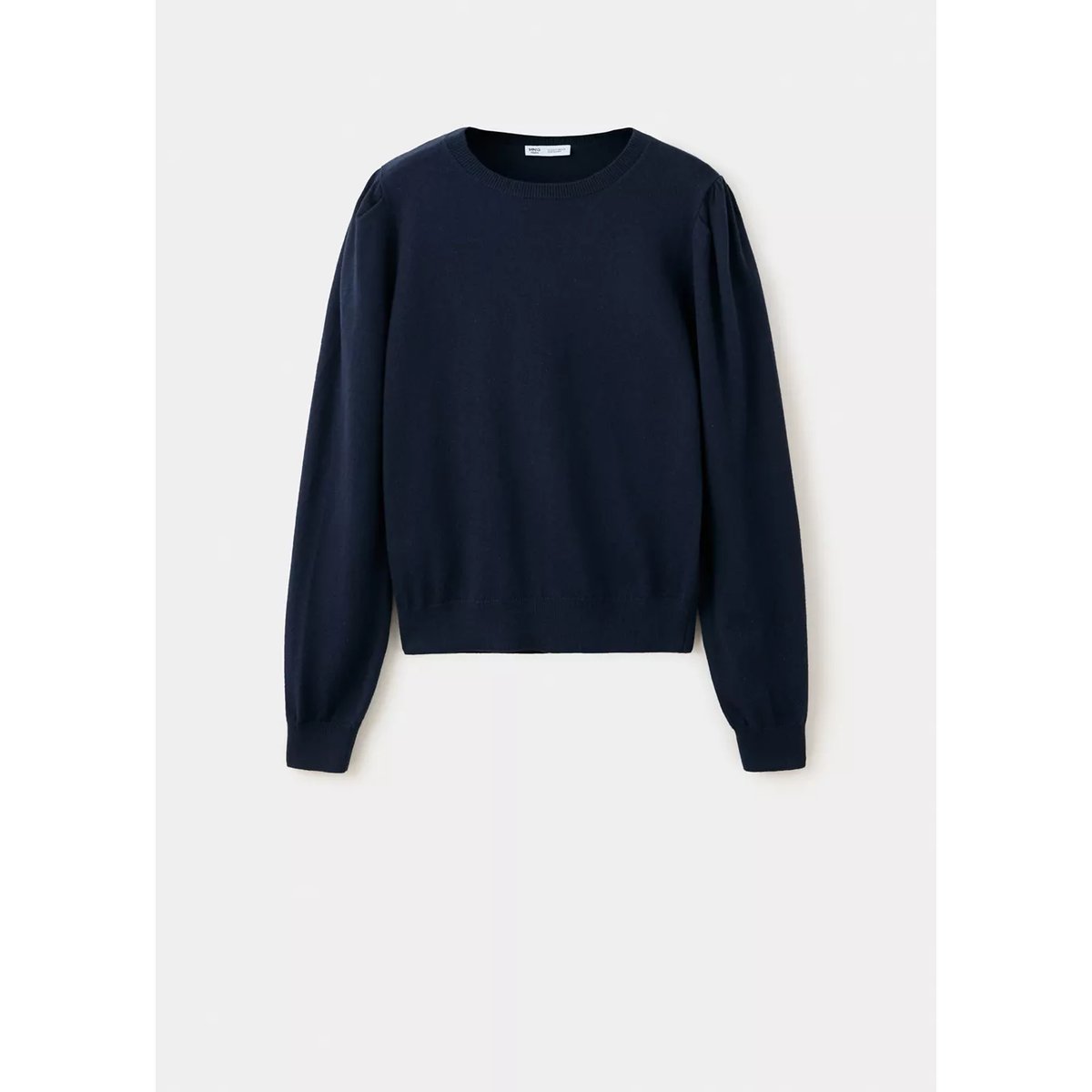 Pull en maille moyenne bleu marine, MANGO TEEN