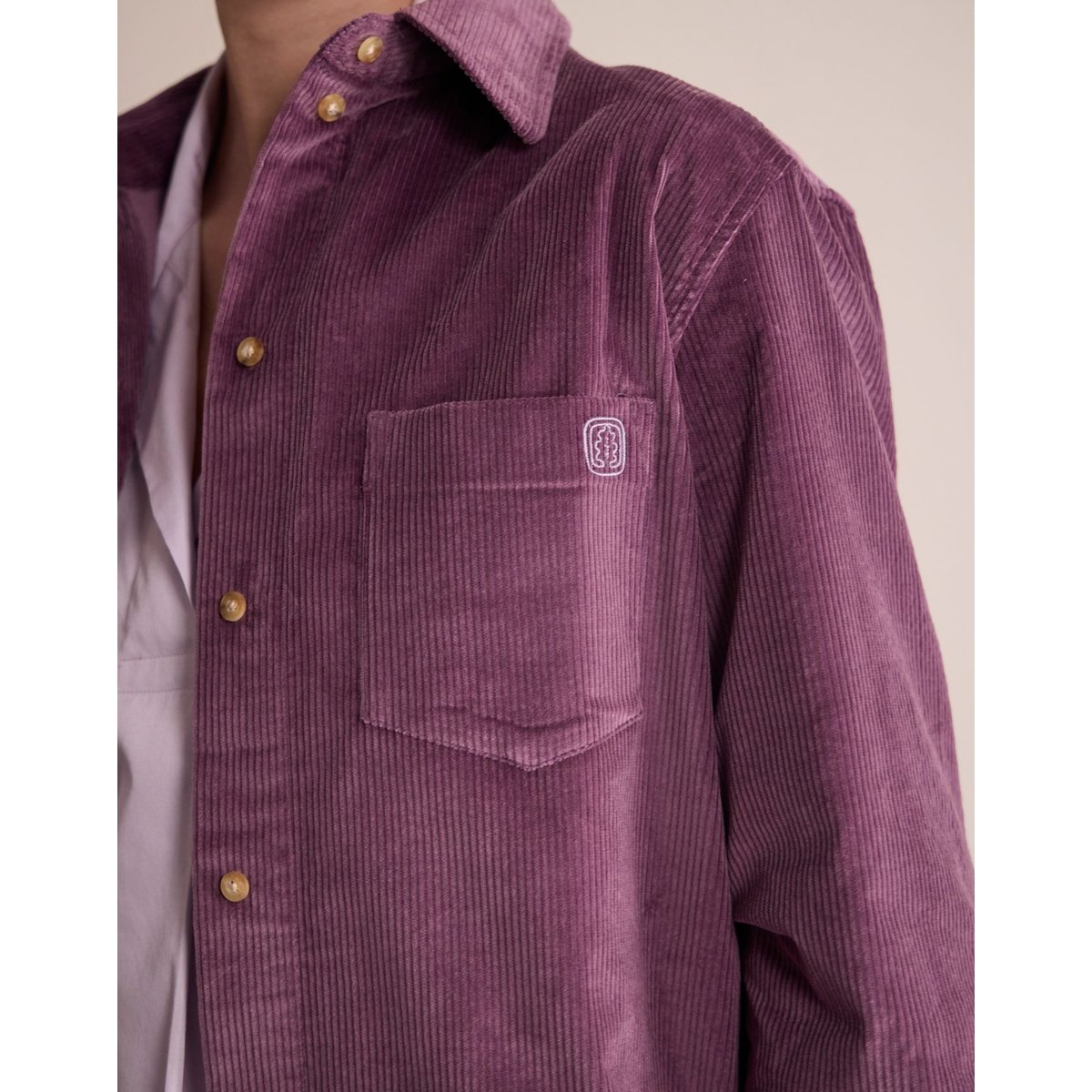 Chemise Maureen violet, INES DE LA FRESSANGE PARIS