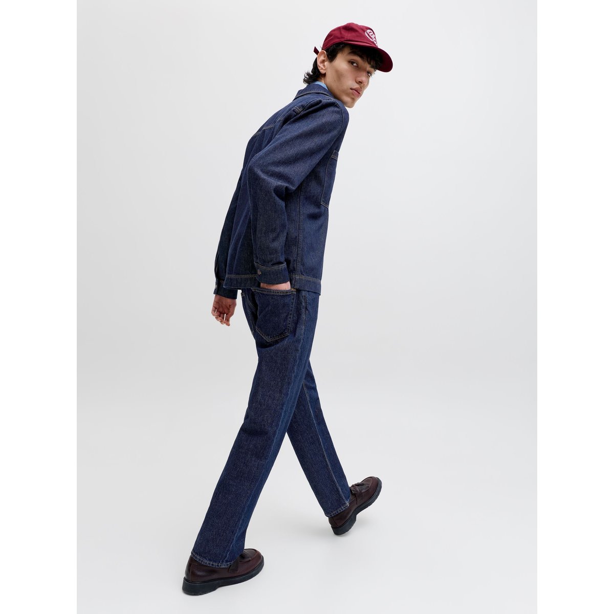 Jean À Coupe Ample blue denim, JACK & JONES