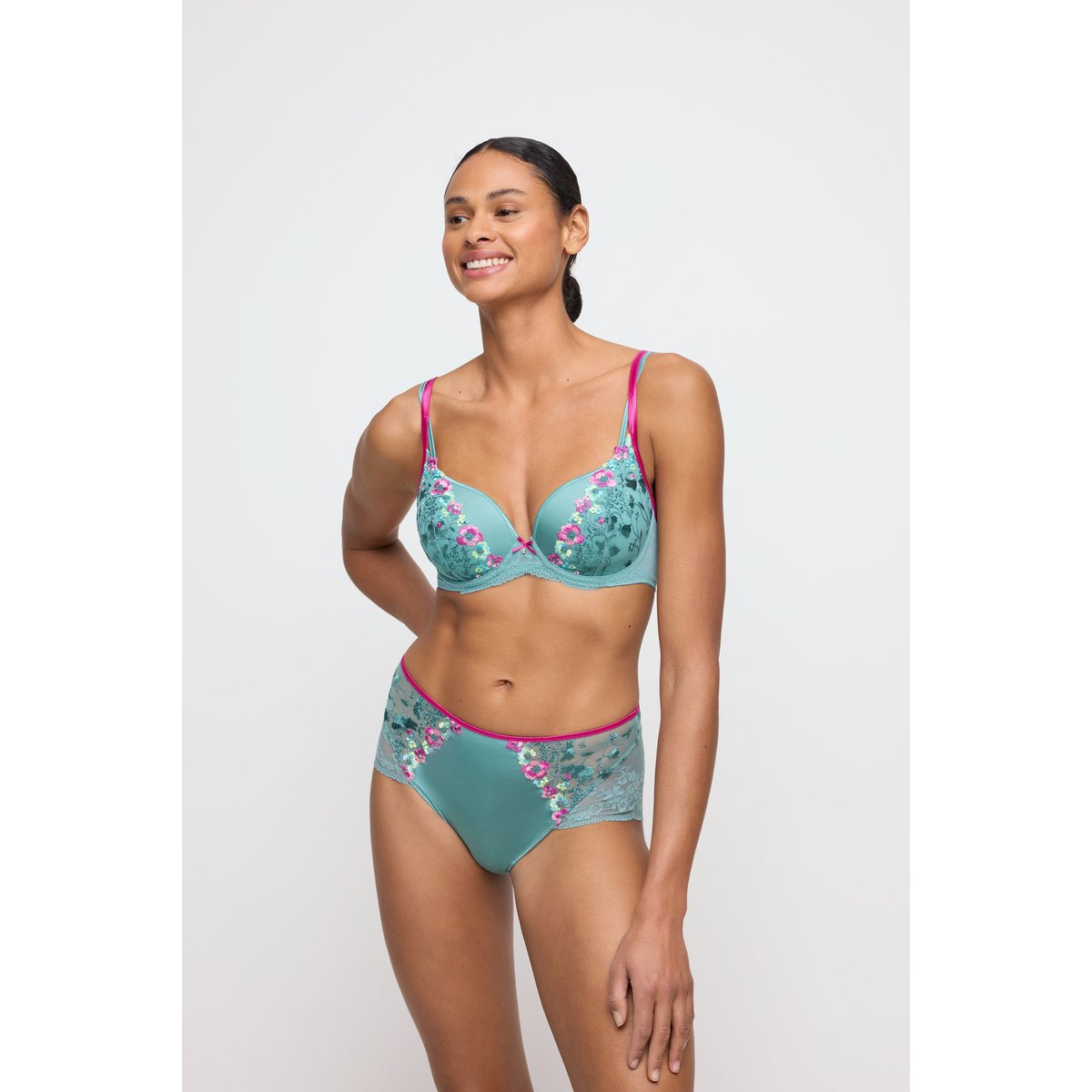 Soutien gorge rembourré - forme coeur LIZELOT vert - bali green, MARIE JO