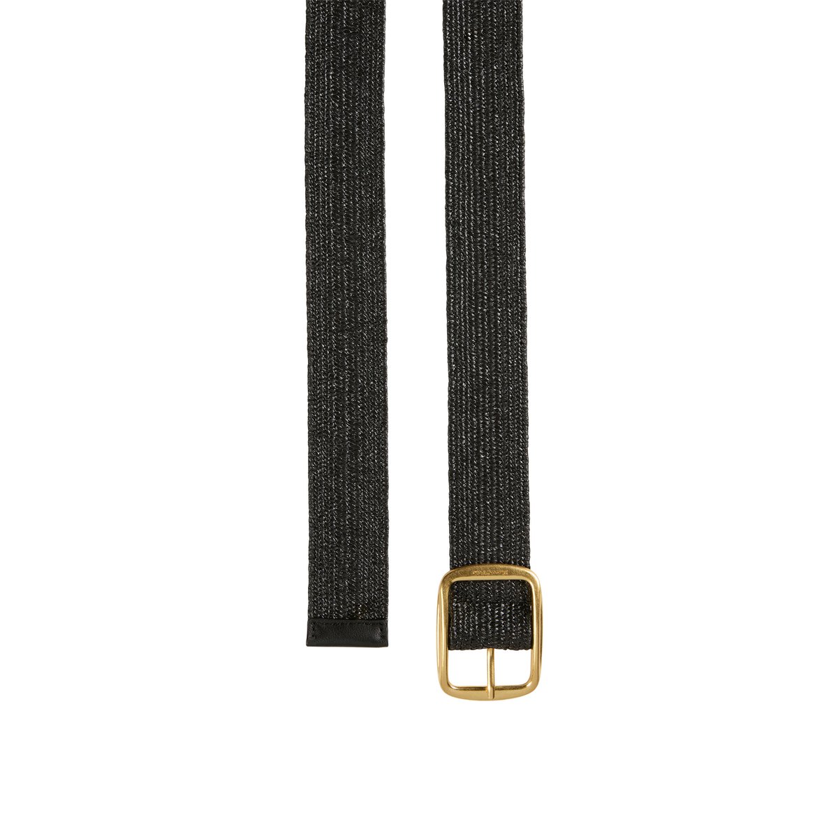 Ceinture en matériau recyclé élastique noir, MARC O'POLO
