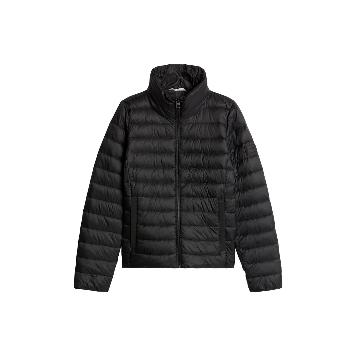Veste matelassée légère fitted avec des matériaux recyclés noir, MARC O'POLO