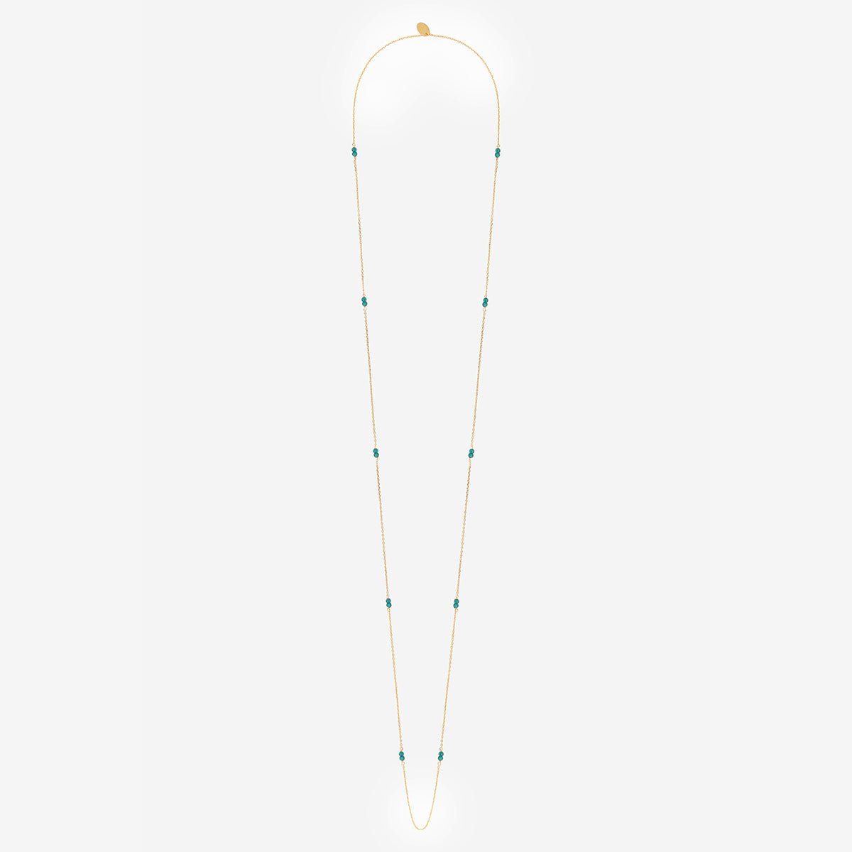 Sautoir venus turquoise bleu, CAROLINE NAJMAN