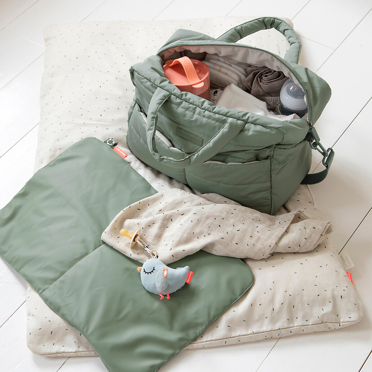 Sac à langer matelassé sable, DONE BY DEER