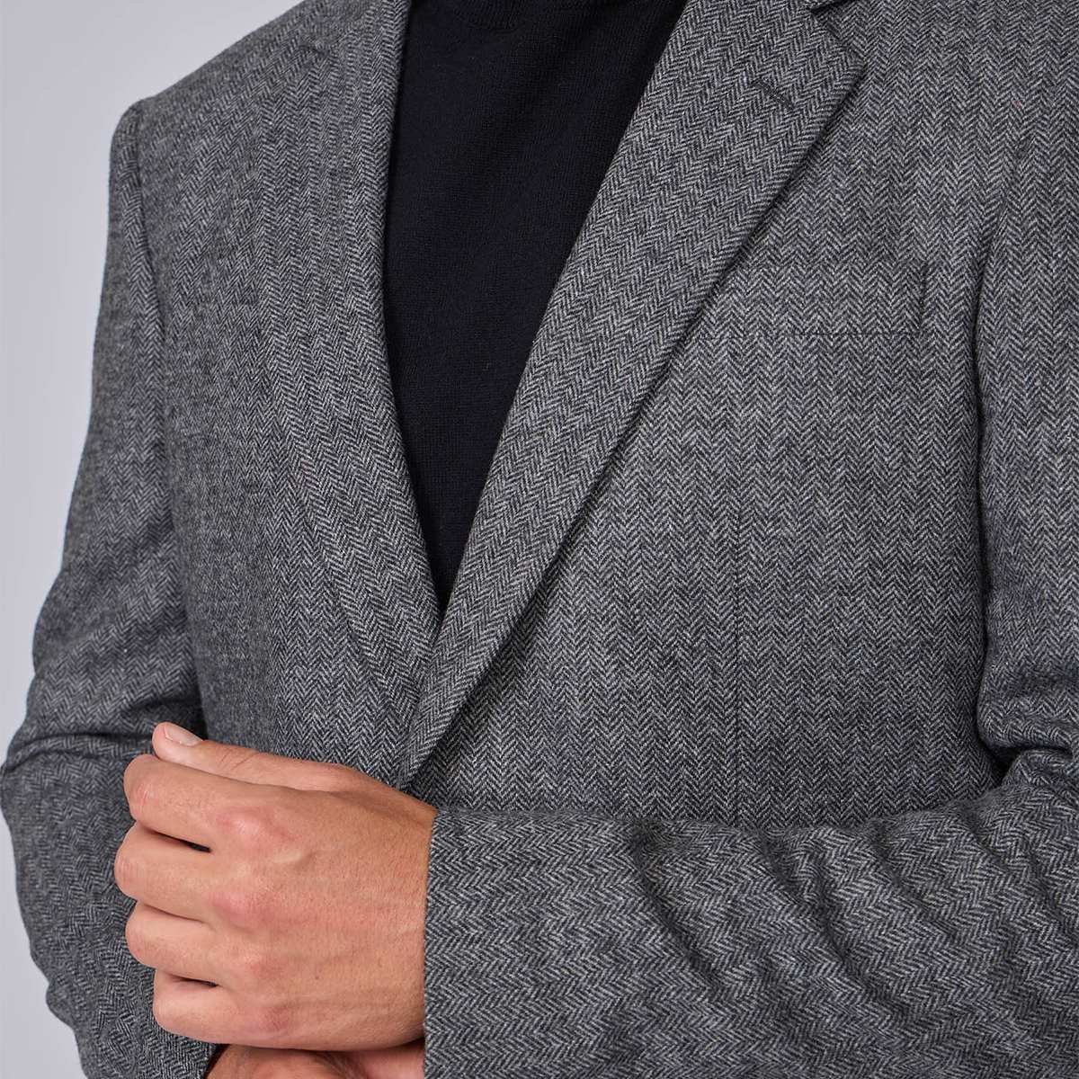 Veste blazer Egbert anthracite, MISE AU GREEN