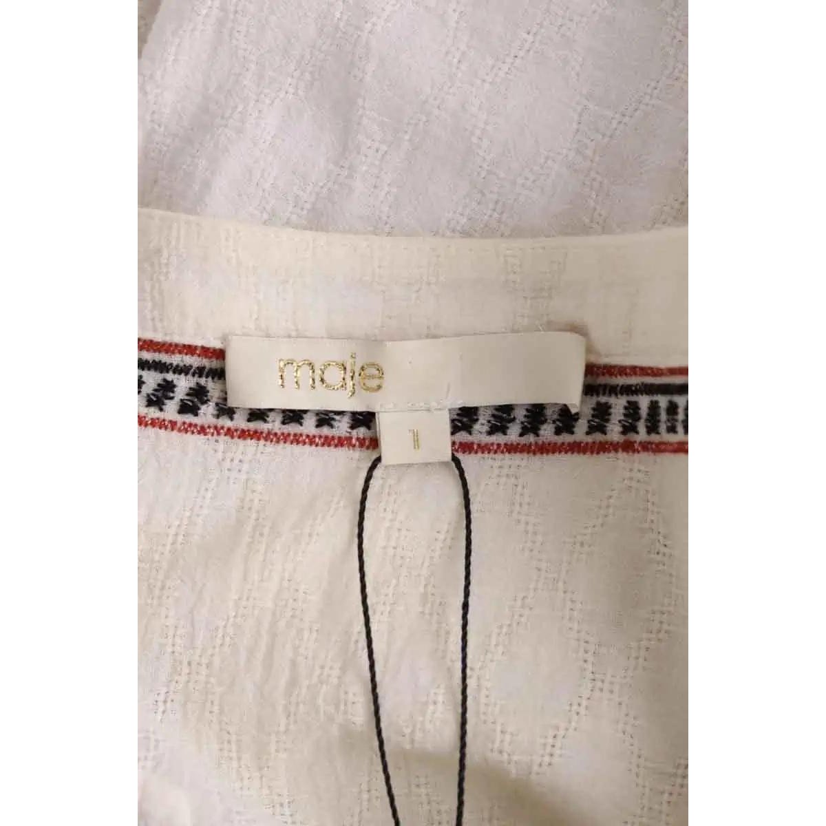 Blouse - Très Bon État blanc, MAJE
