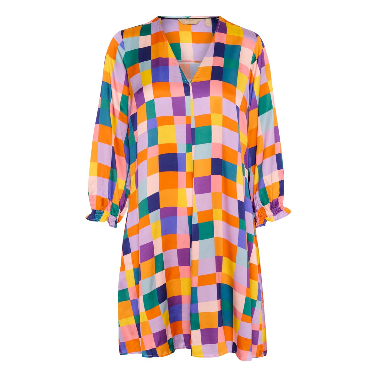 Dress imprimé multi square, CULTURE