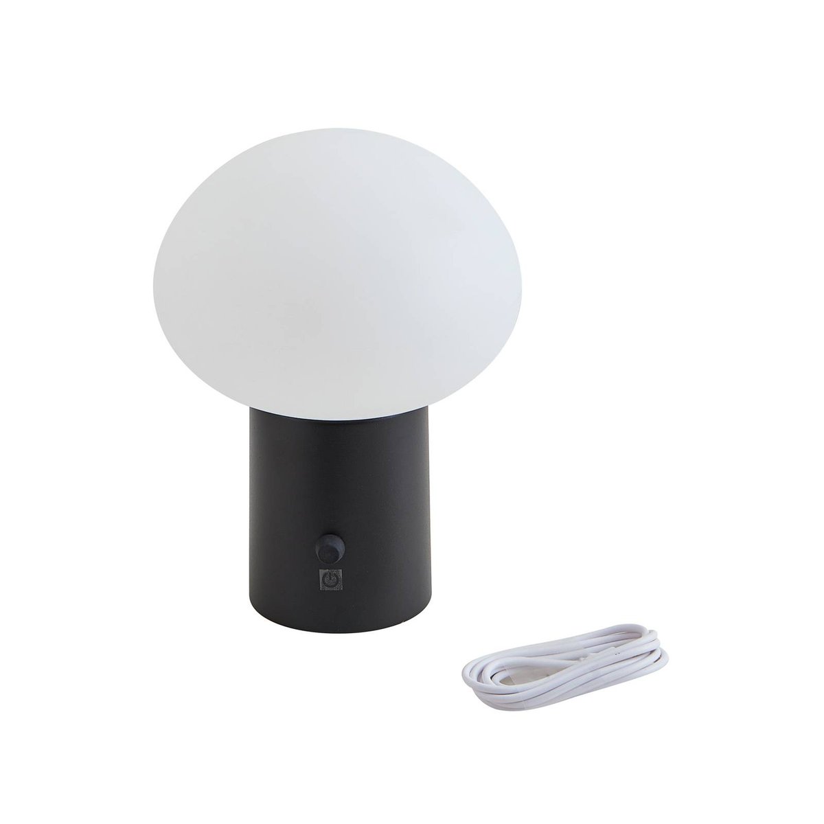 Luminaire de terrasse en aluminium moderneLED blanc, noir, LINDBY