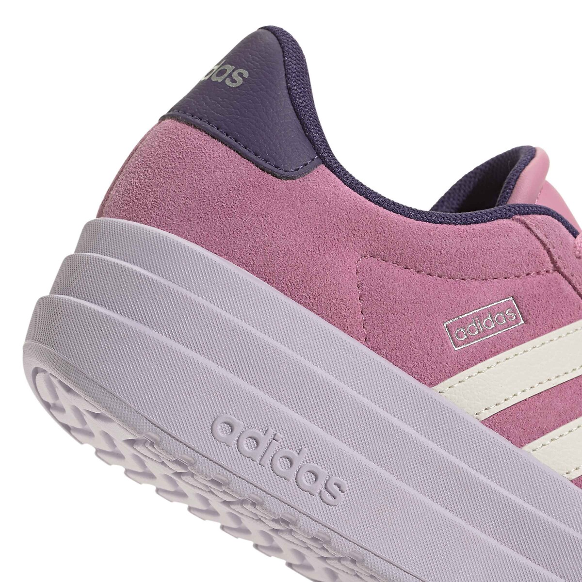 Leder-Sneaker VL COURT BOLD rosa/violett, ADIDAS SPORTSWEAR