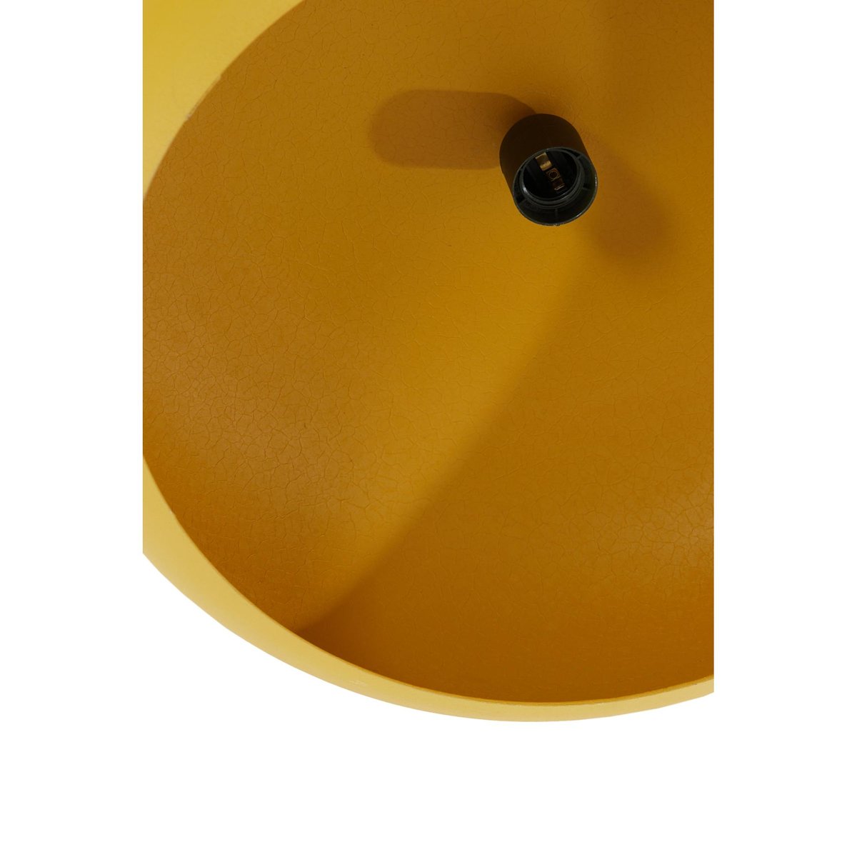Lampe Suspendue Métal NEIVA jaune ocre, LIGHT & LIVING