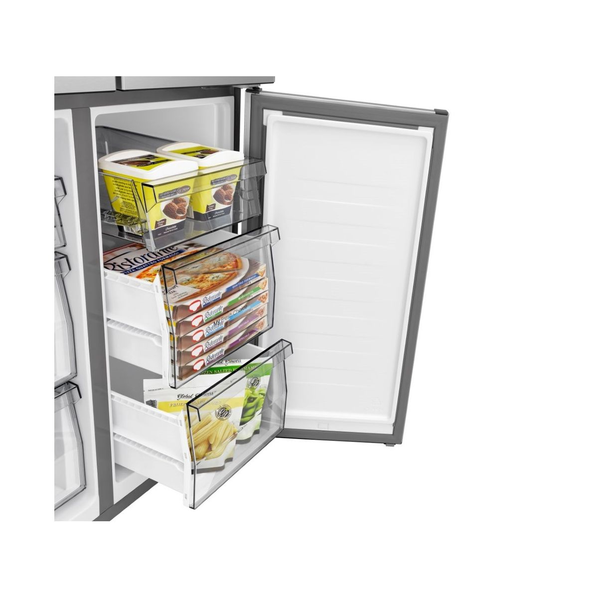 Réfrigérateur multi portes RQ5P470SMIE couleur unique, HISENSE