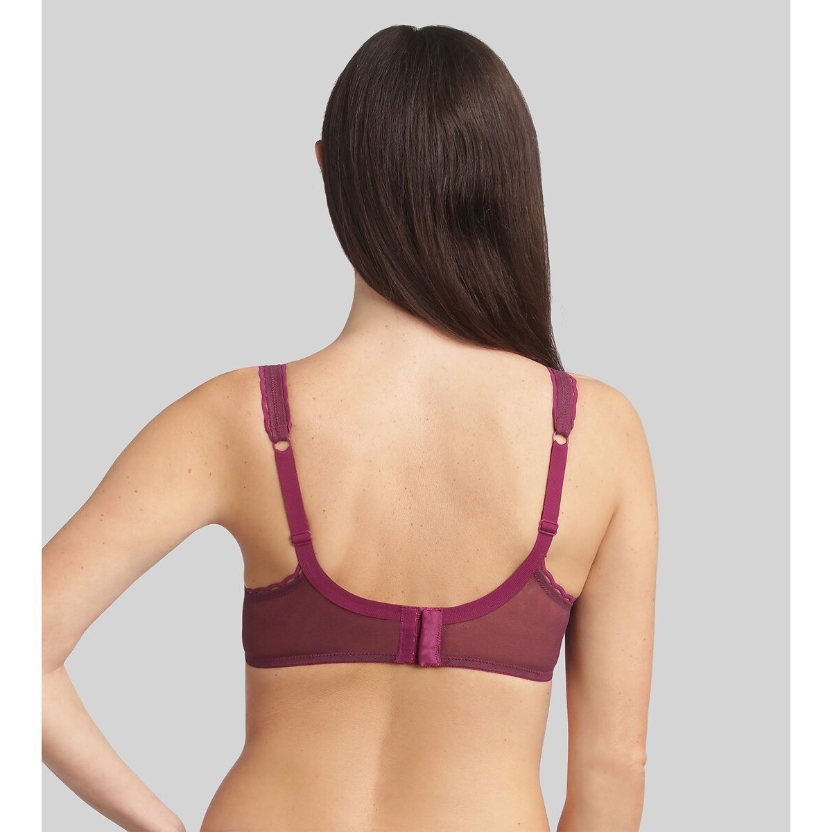 Soutien-gorge Cœur croisé féminin recyclé violet impérial, PLAYTEX