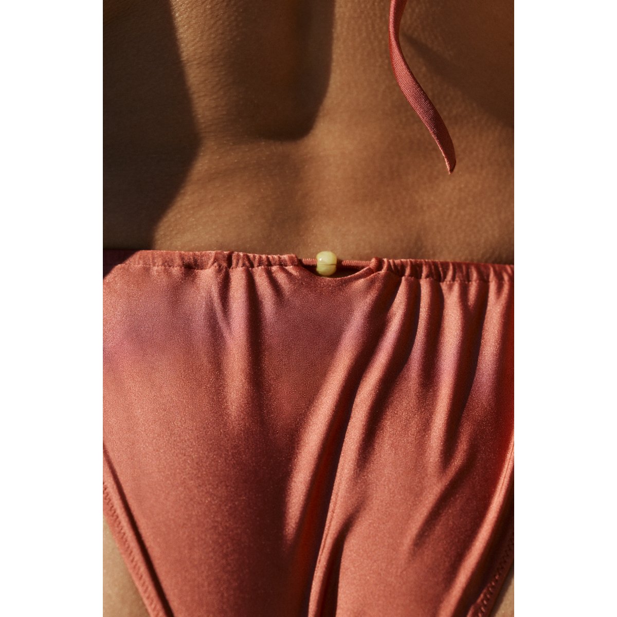 Bas de maillot de bain bikini à nouer AMBER KISS blush, ETAM