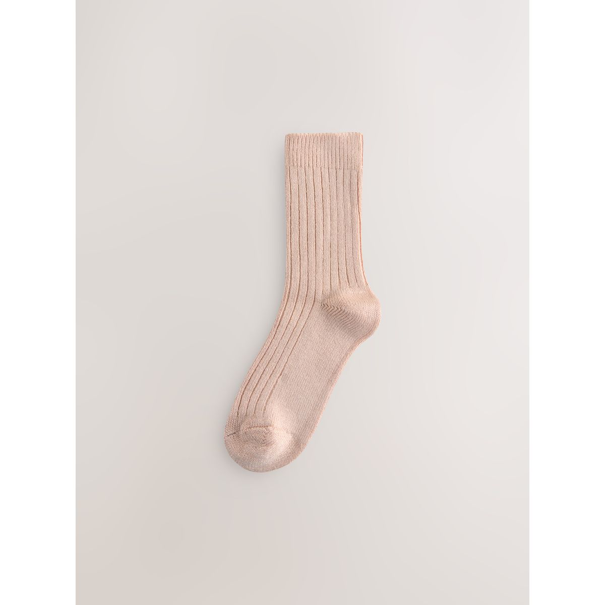Socquettes côtelées et chaudes, 3 paires naturel, NEXT