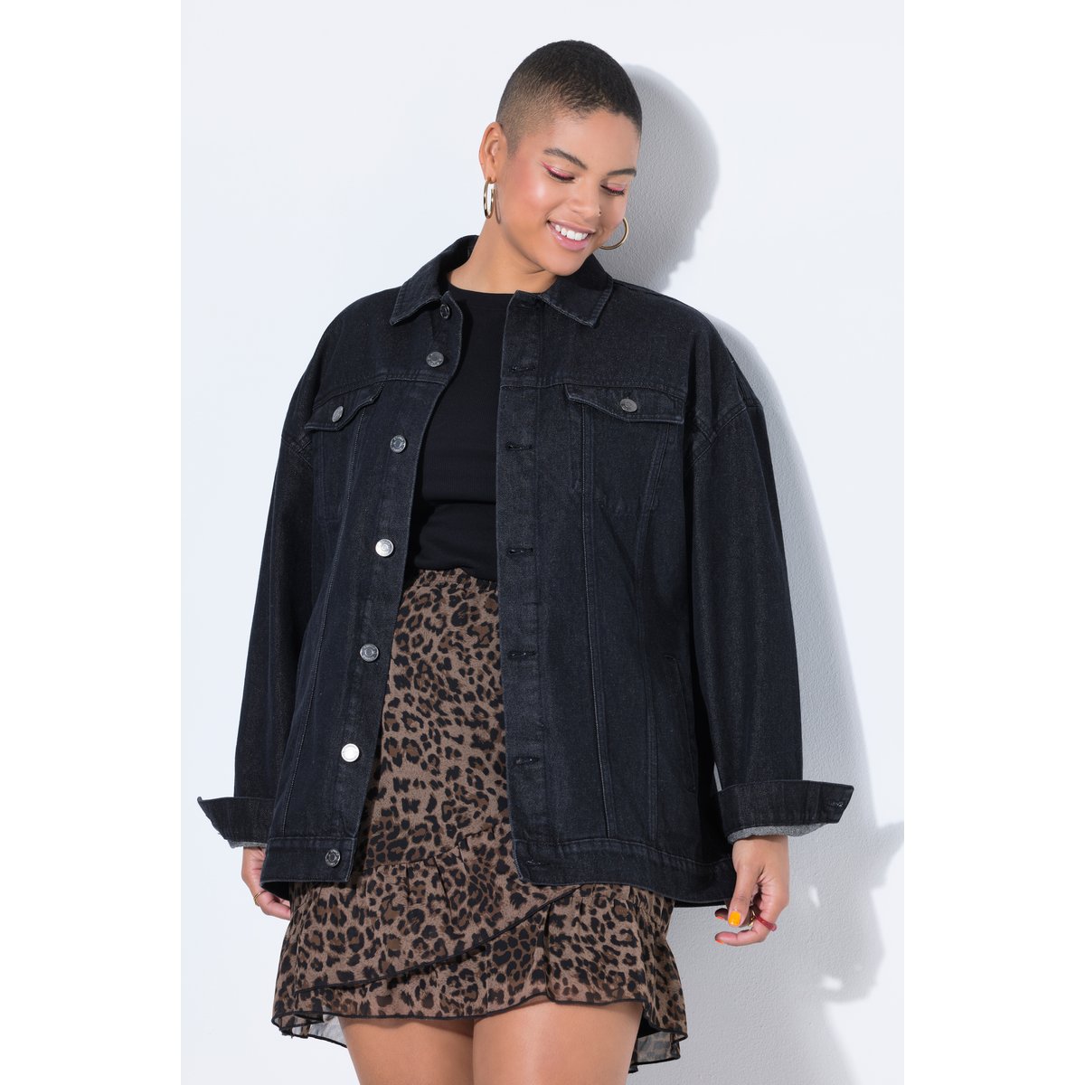 Veste en jean noir, STUDIO UNTOLD