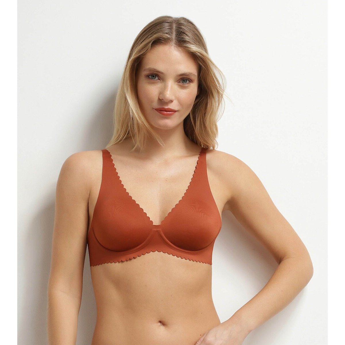 Soutien-gorge foulard Body Touch cannelle, DIM