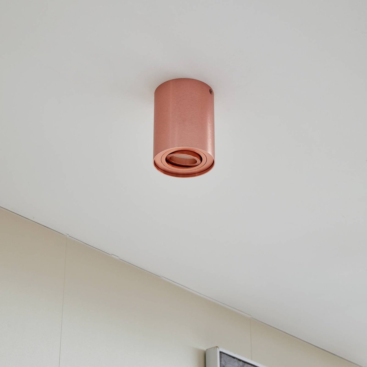 Projecteur, spot en aluminium moderne cuivre, ARCCHIO