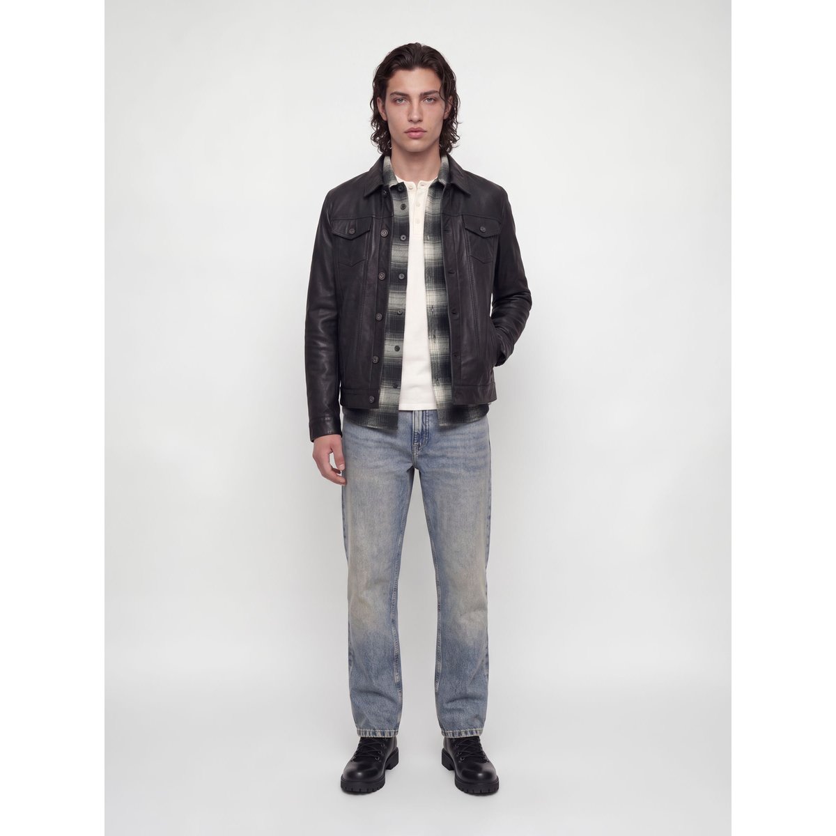 Surchemise asphalt, JACK & JONES