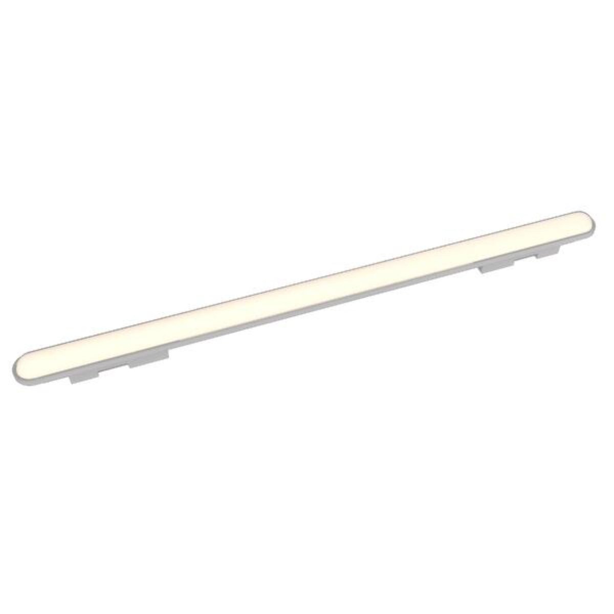 Réglette LED en polycarbonate, VOLGA gris / argent, INSPIRE