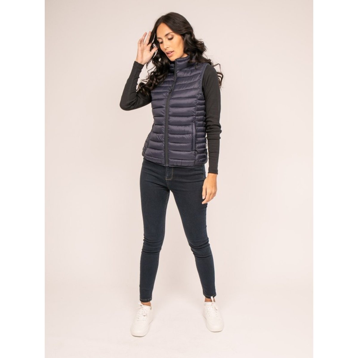 Doudoune Sans Manches Ubik bleu marine, DONA LISA