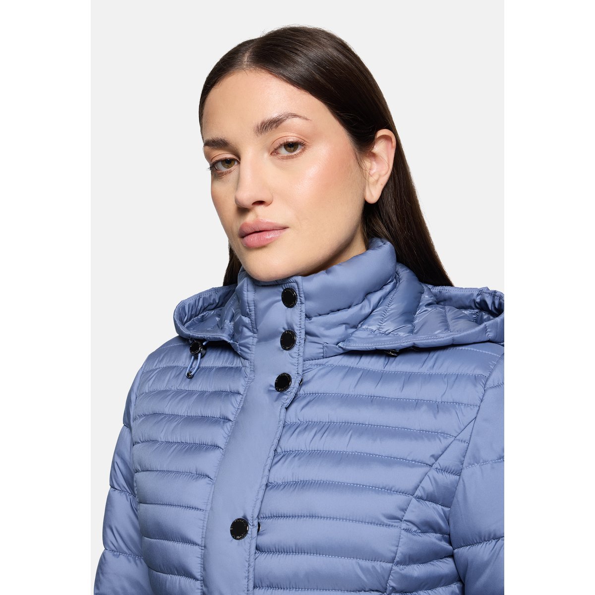 Veste matelassée à capuche amovible country blue, BETTY BARCLAY
