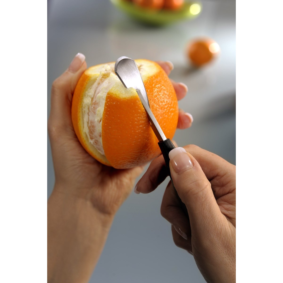 Éplucheur d'oranges MELANSINA argent, GEFU