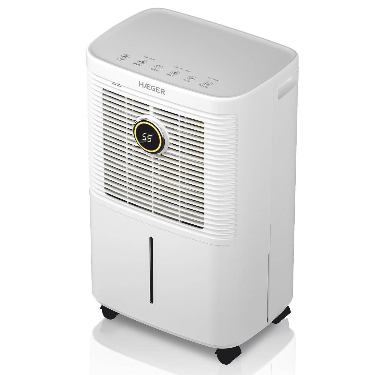 Desumidificador digital 10L/dia , HAEGER branco, HAEGER