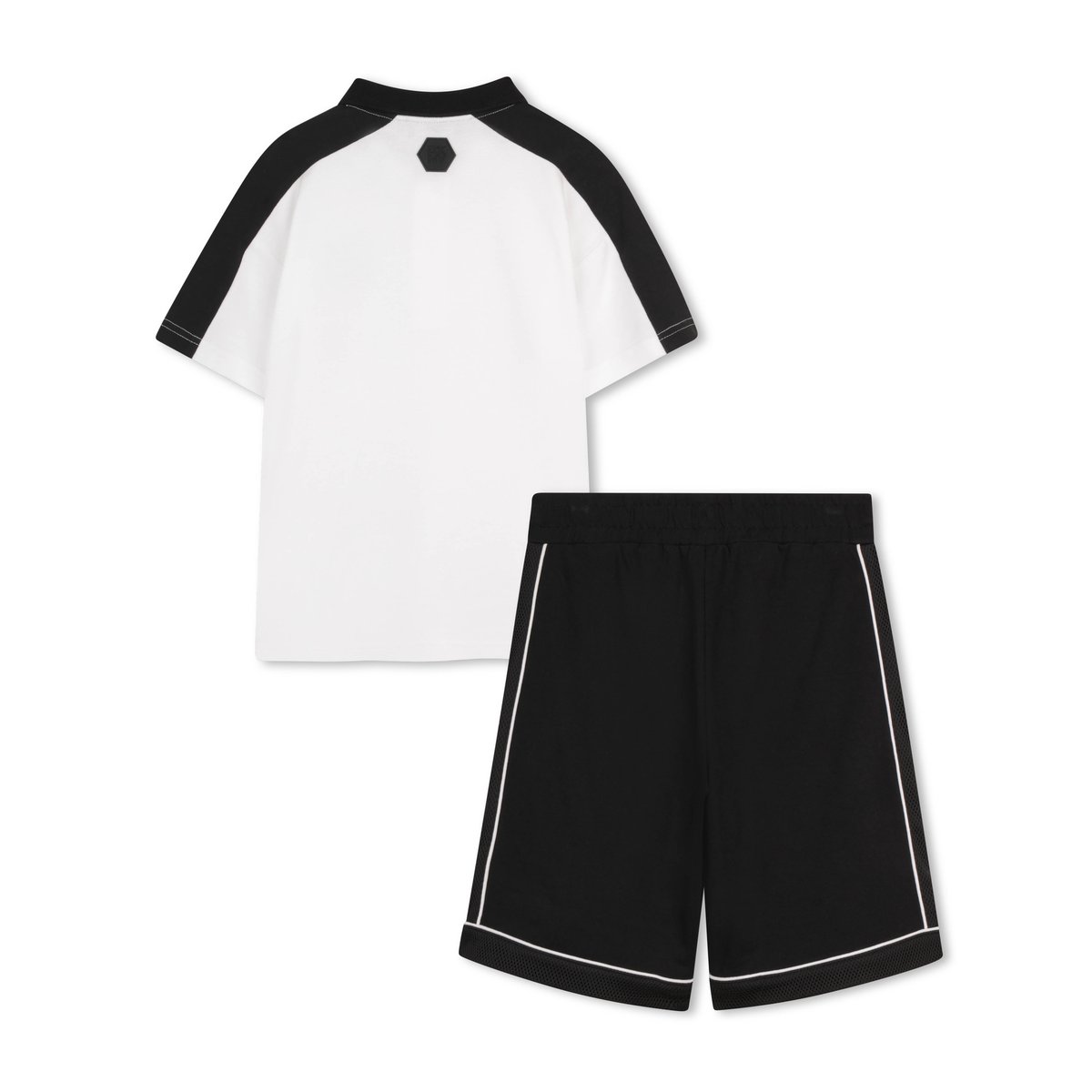 Ensemble t-shirt et bermuda noir blanc, DKNY