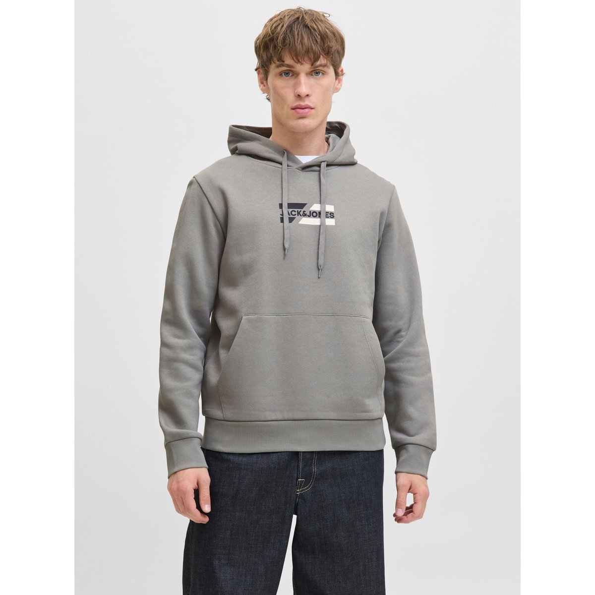Sweat à capuche grise - ultimate grey, JACK & JONES