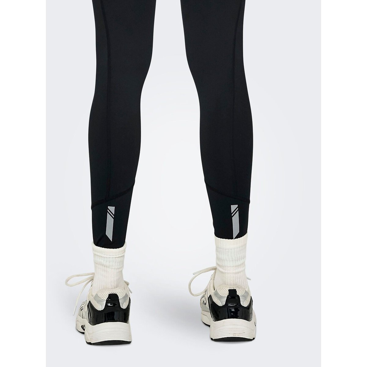 Legging voor training Mila, hoge taille zwart, ONLY PLAY