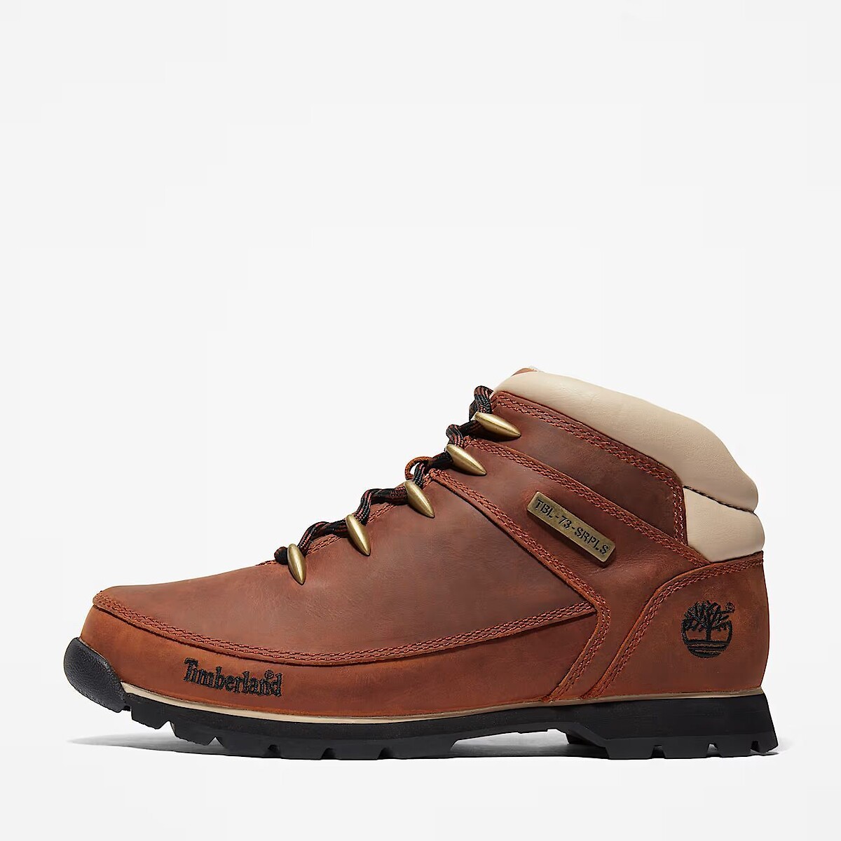 Boots en cuir, Euro Sprint Mide Lace marron, TIMBERLAND