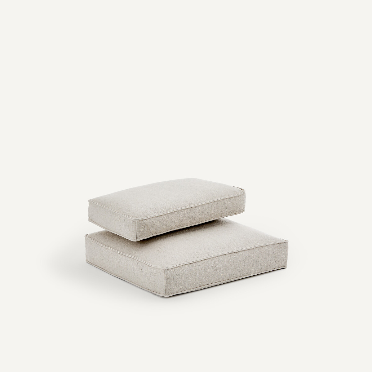 Coussin coton et lin pour fauteuil, DILMA naturel, AM.PM