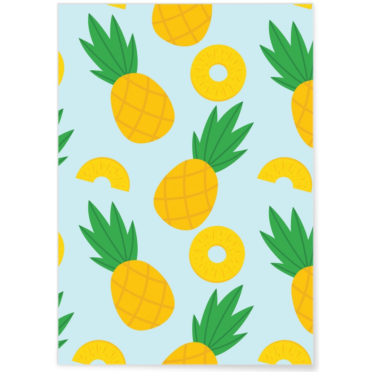 Affiche Ananas blanc, L'AFFICHERIE