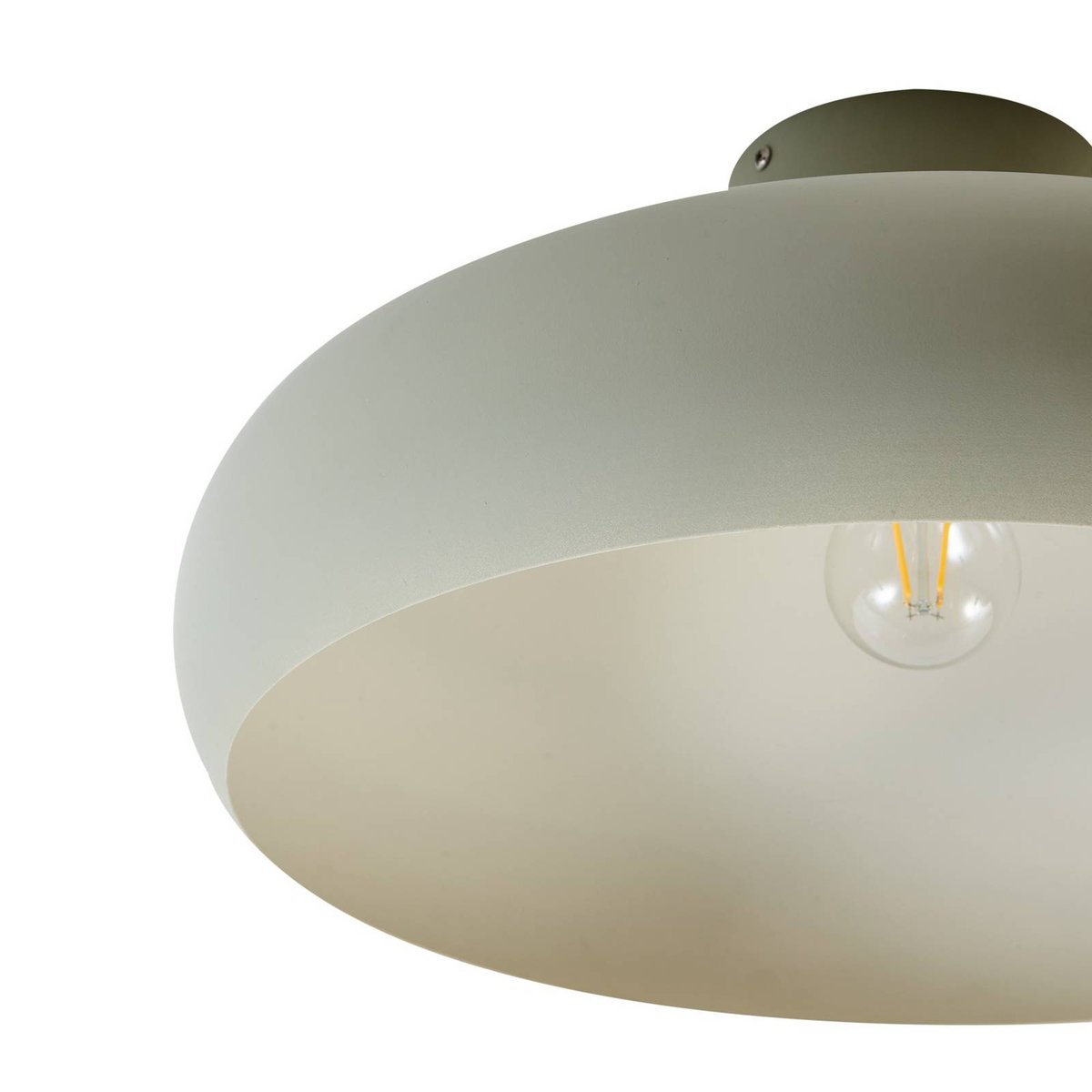 Plafonnier en métal moderne, Elover vert clair, LINDBY