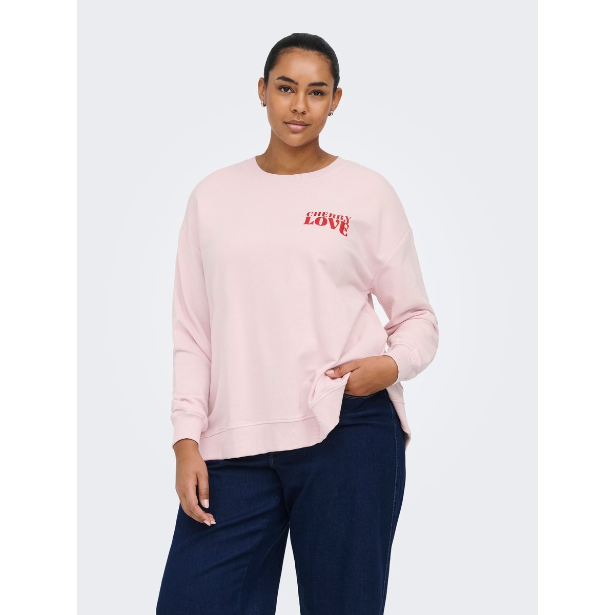 Sweat-Shirt violette - pale lilac, ONLY CARMAKOMA