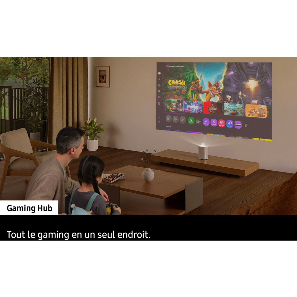 Vidéoprojecteur portable The Premiere 5 LPF5D ultra-courte blanc, SAMSUNG