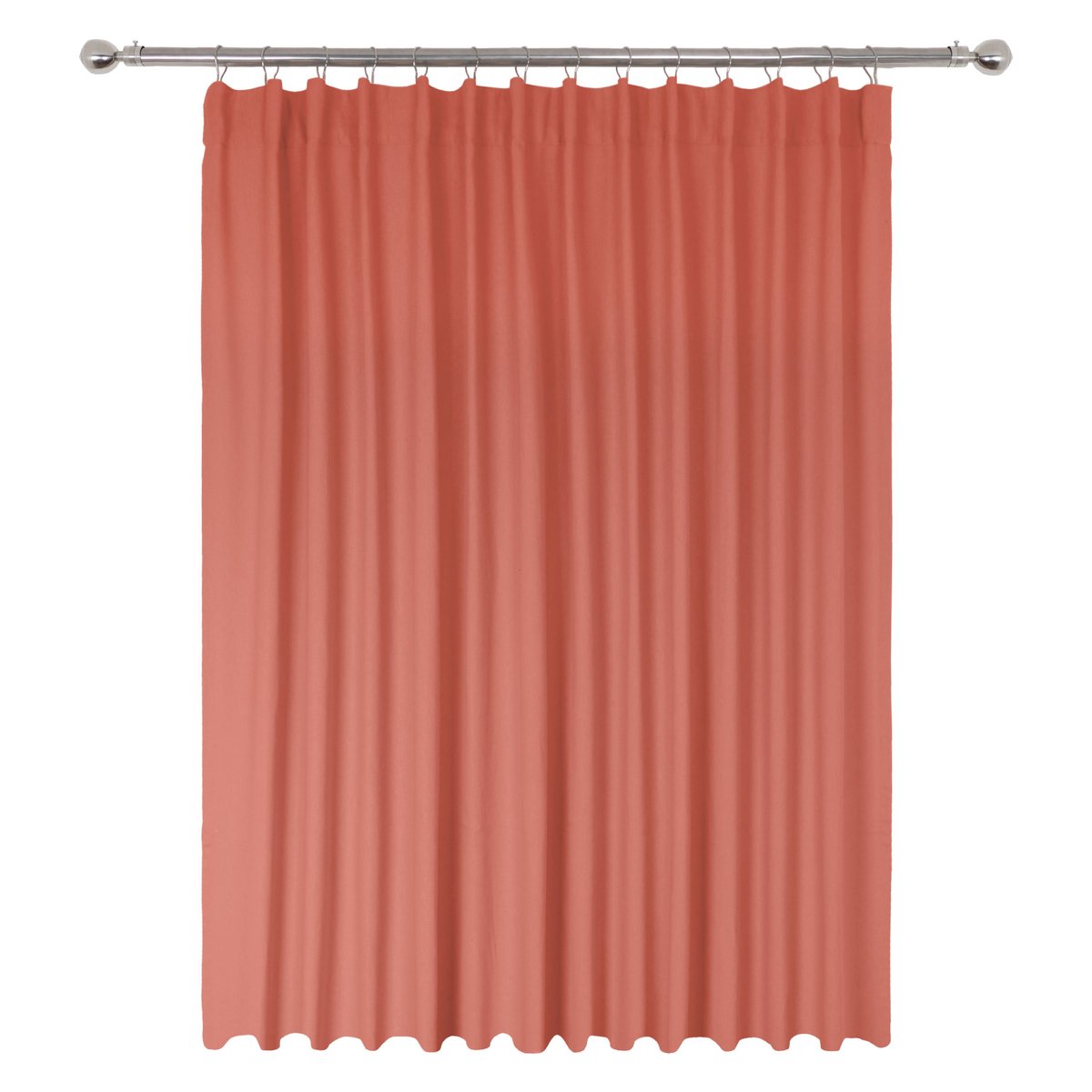 Rideau tamisant coton, KALPE orange, INSPIRE