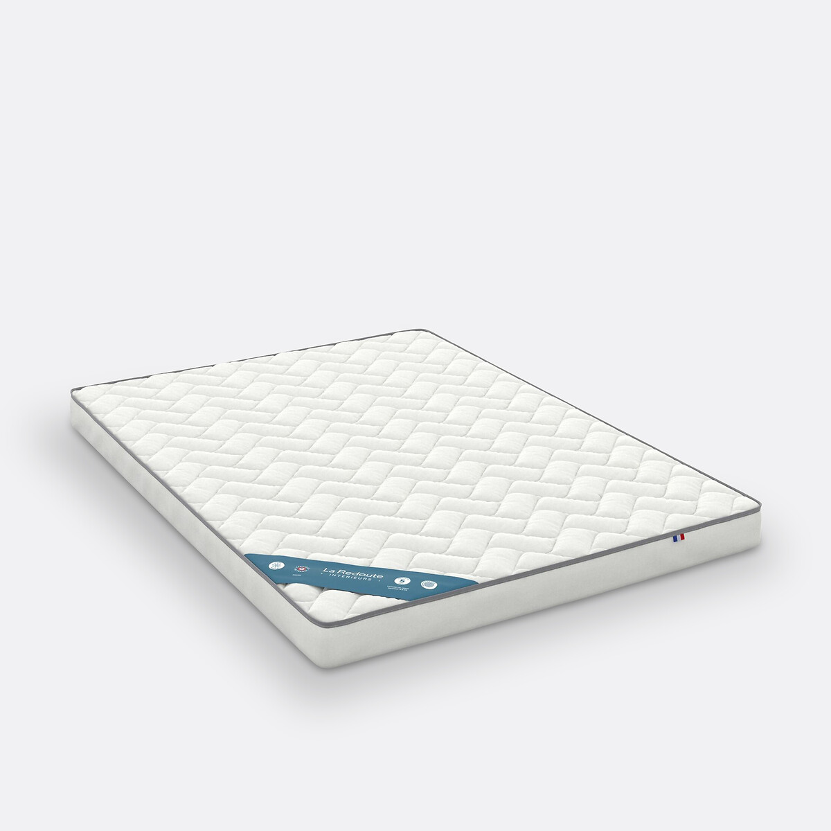 Matelas mousse, soutien mi-ferme, accueil moelleux blanc écru, LA REDOUTE INTERIEURS