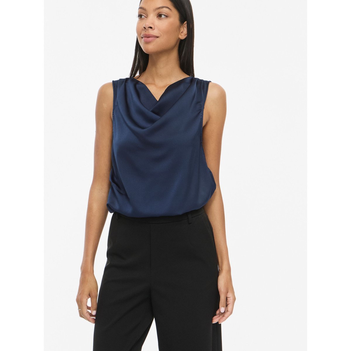 Top Sans Manches bleu - navy blazer1, VILA