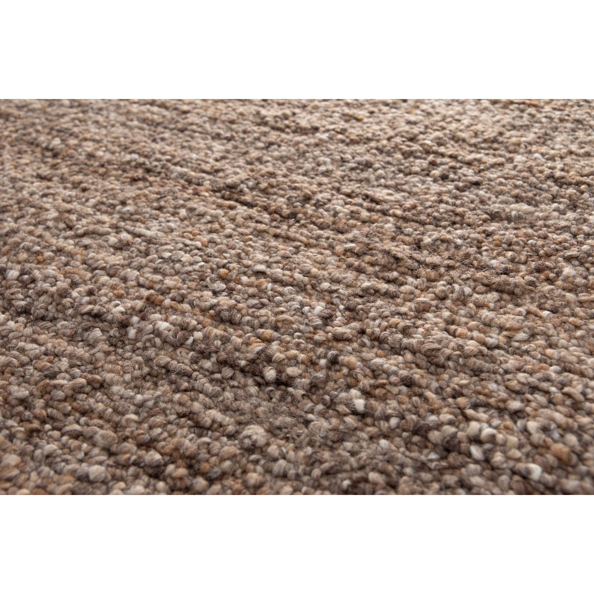 Tapis bouclé style naturel LOOMA brun naturel, AFK LIVING