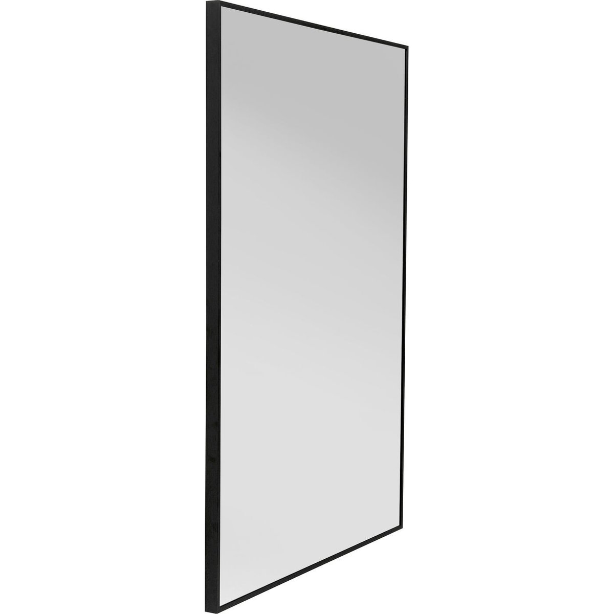 Miroir rectangle en aluminium 100x70, BELLA noir, KARE DESIGN