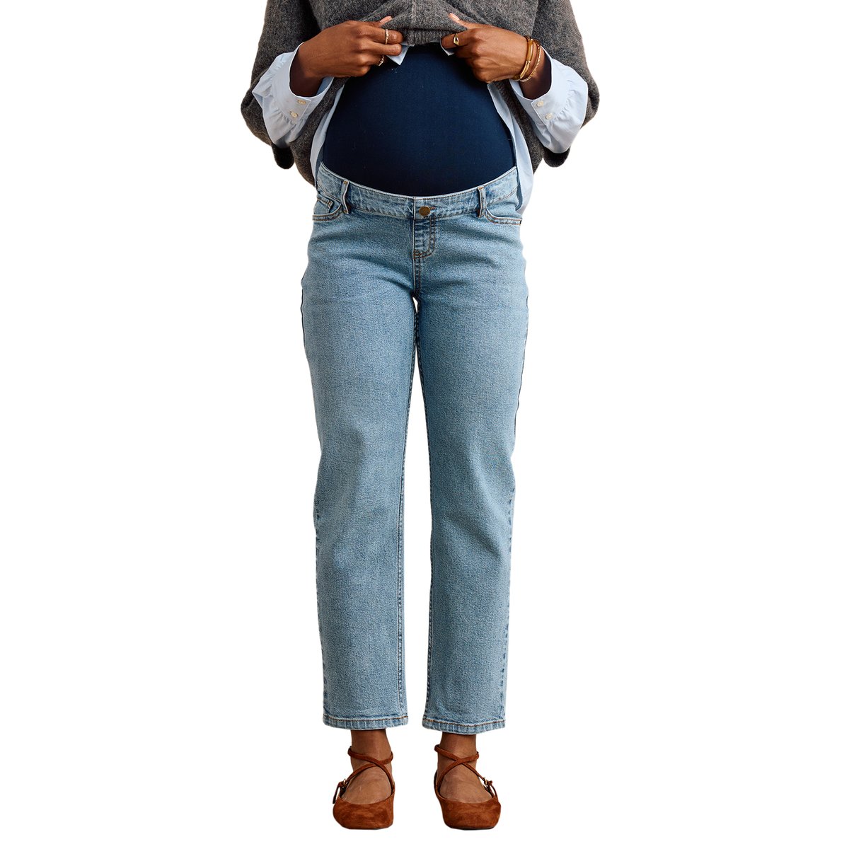 Jean mom de grossesse stone, ENVIE DE FRAISE