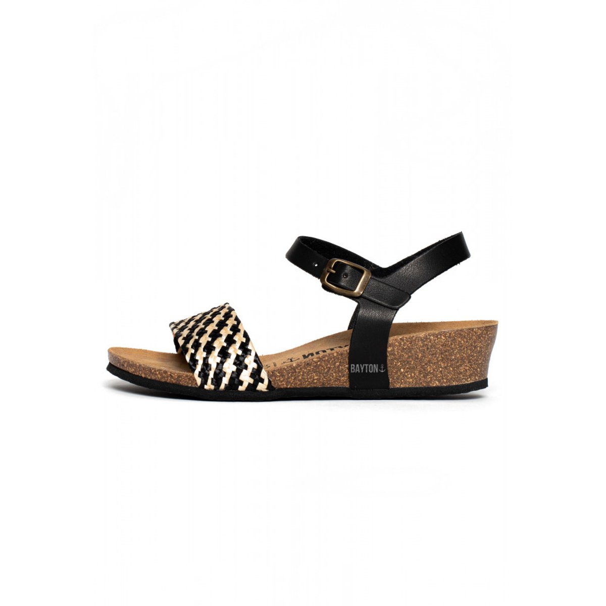 Sandales compensées LEGANES noisette, BAYTON